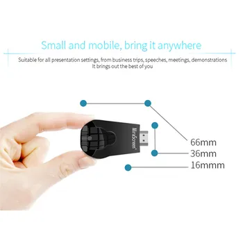 

For Android IOS Smart Phone Table PC Mirascreen K4 TV Stick 2.4G Wireless WiFi Display Dongle Support 1080P HD Miracast Airplay