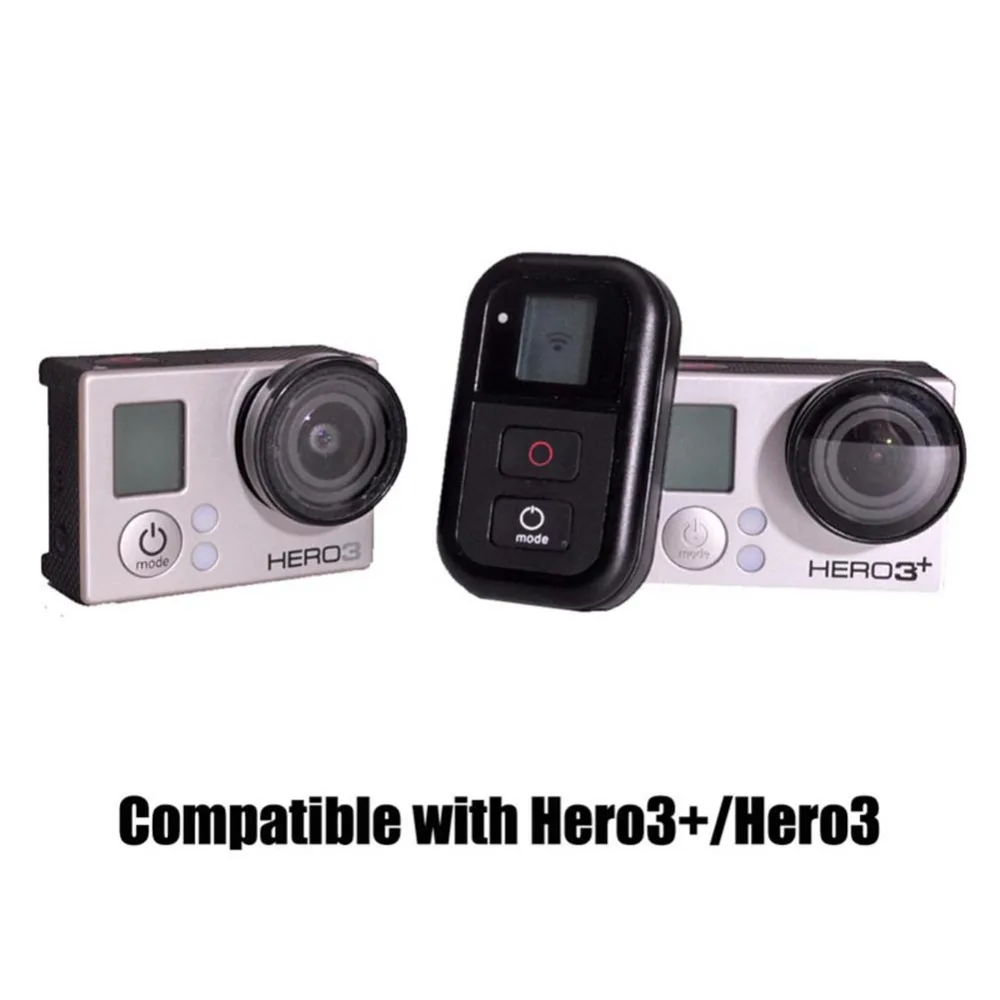 

For GoPro Waterproof Remote Control+ Wireless RC Charging Cable + wrist belt For Gopro Hero Black 5 4 Session 3+ 3 Version