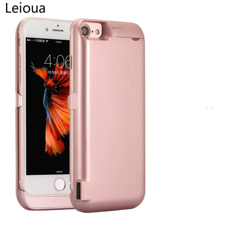 

Leioua 10000mAh Battery Charger Case For Iphone 6 6s 7 8 External Portable Power Bank Case For iPhone 6 6S 7 8Plus Charger Case