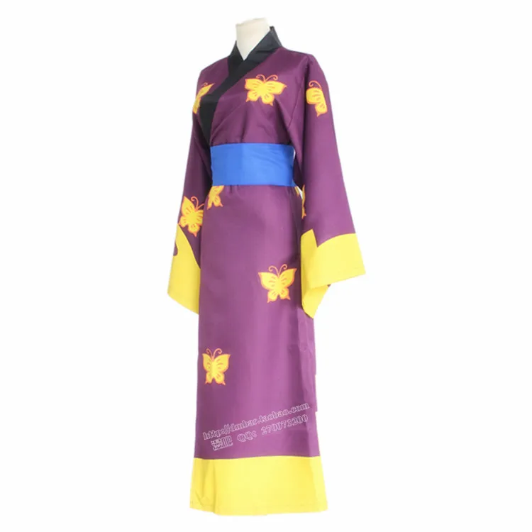 Бесплатная доставка Серебряная Душа Gintama Takasugi Shinsuke косплей костюм| |