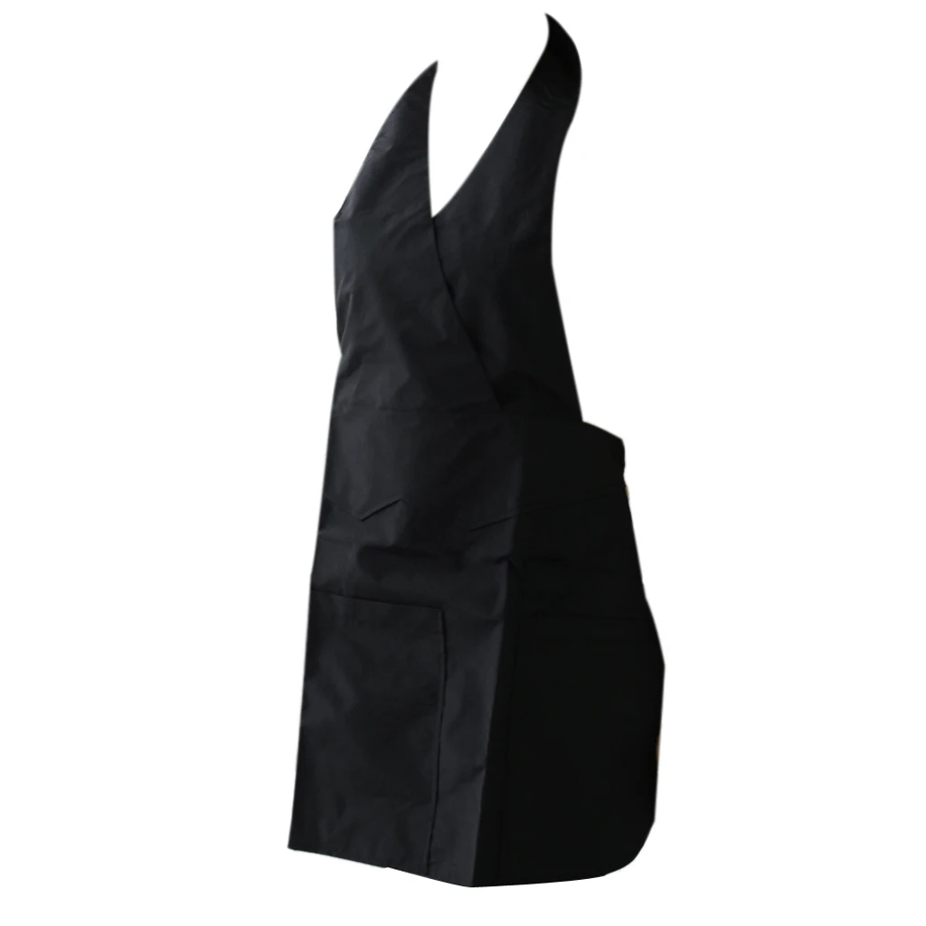 Soft Lightweight Durable Adjustable Salon Barber Apron Hair Styling Hair Dressing Tools Beauty Supplies Black