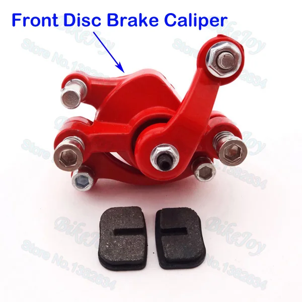 Pads ATV Scooter Dirt Pocket Bike 47cc 49cc Mini Moto Front Disc Brake Caliper