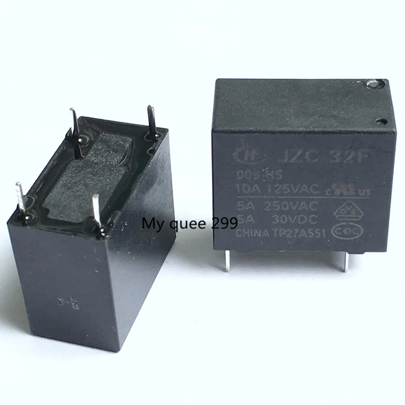 50pcs 4pins HF32F- JZC-32F-009-HS J 9VDC 5A 250VAC Relay | Обустройство дома