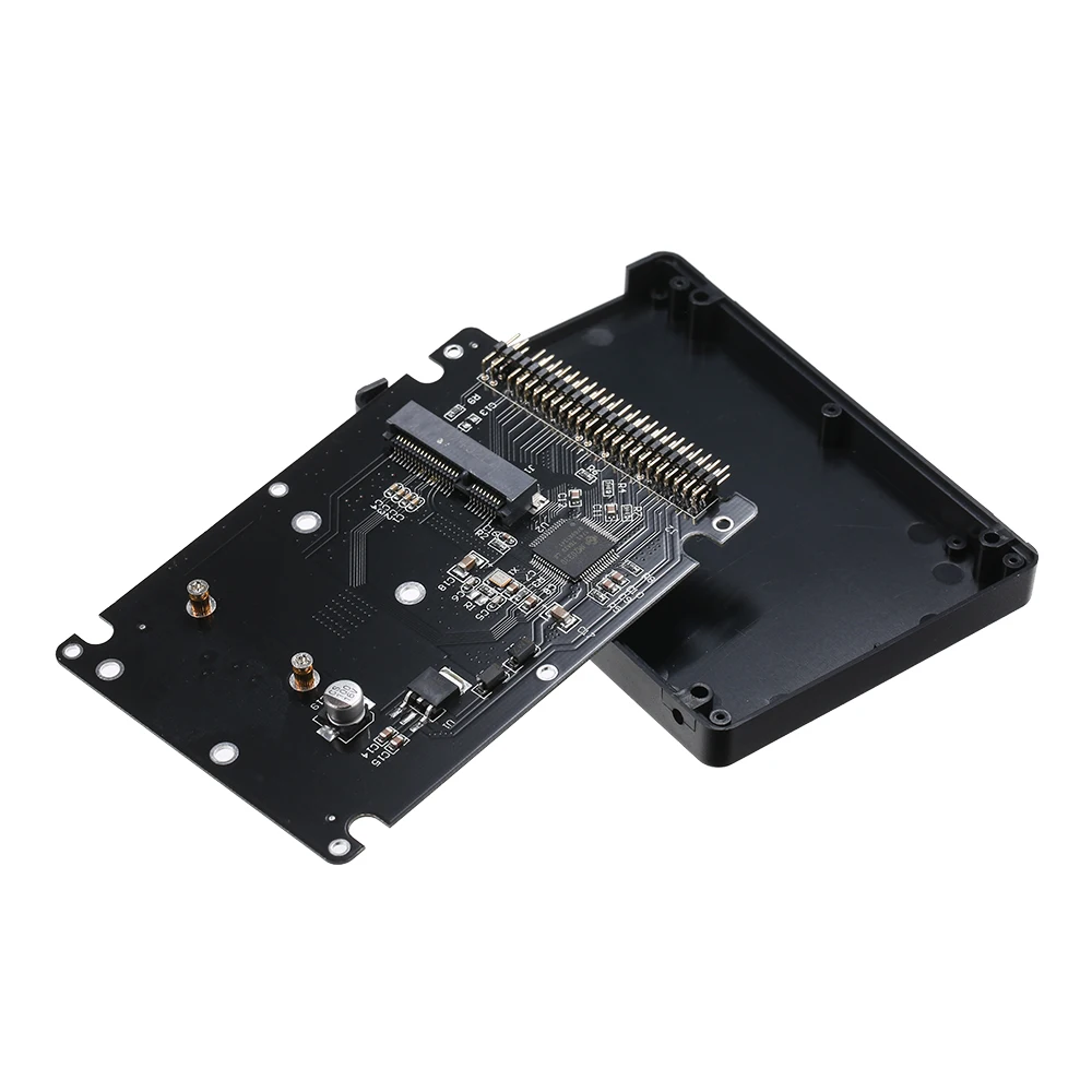 Корпус адаптера преобразователя SSD HDD mSATA 2 5 "44PIN PATA/IDE в PATA|Компьютерные кабели и