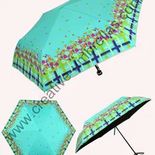 Купить 3 шт. получить 1 шт., три раза 210 т pongee 4 раза черное покрытие УФ защита Алюминия Superlight Падающие листья солнца