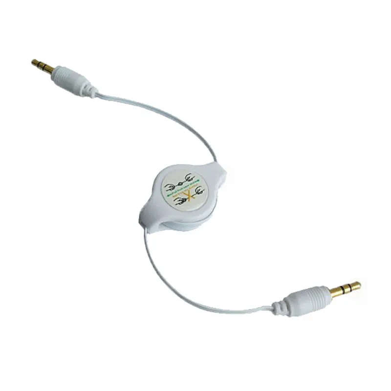 

Stereo 3.5mm to 3.5 Jack Car Audio Flexible Extension Cable Male Retractable Aux Music Line for iPhone 6 Plus Samsung S7 GT66