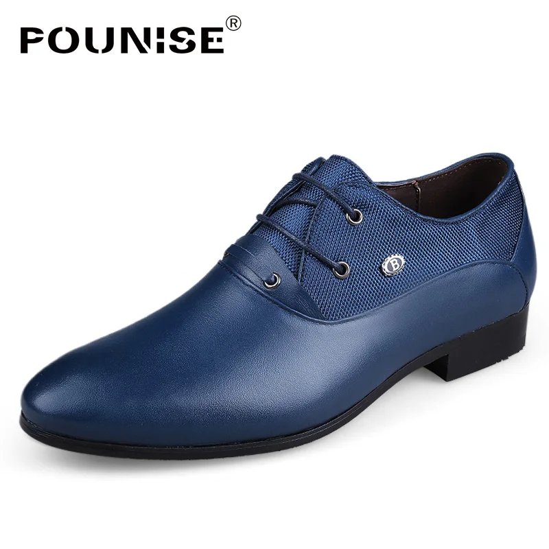 

Big sizes 39-47 mens dress Genuine Leather Shoes luxury brand mens loafers formal moccasins men Oxford Shoes Wedding Party