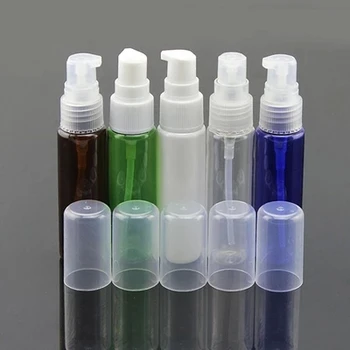 

Free shipping 50PCS_lot 30ml Pump bottle Press bottle Empty plastic bottles DIYmimi bottle