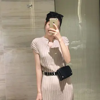 

Women's New Fashion Compact Belt Bag Mobile Phone Pocket Small Purse 2 Way Carry Flat Mini Messenger Bag with Exquisite Hardware