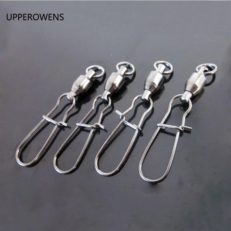 Buy 50pcs Ball Bearing Swivel With Snap Game Jigging