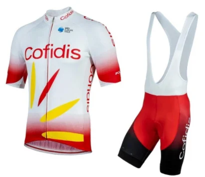 

2019 Pro team cofidis cycling jersey set mens bicycle maillot Racing ropa Ciclismo summer quick dry bike cloth Quick drying