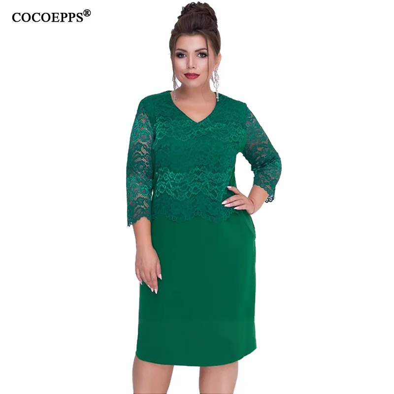 2019 Winter Large Size Lace Women Dress 6xl Bodycon v Neck Party Dress Big Size Office Work Dress Plus Size Dress 5xl vestidos 2019 Winter Large Size Lace Women Dress 6xl Bodycon v Neck Party Dress Big Size Office Work Dress Plus Size Dress 5xl vestidos