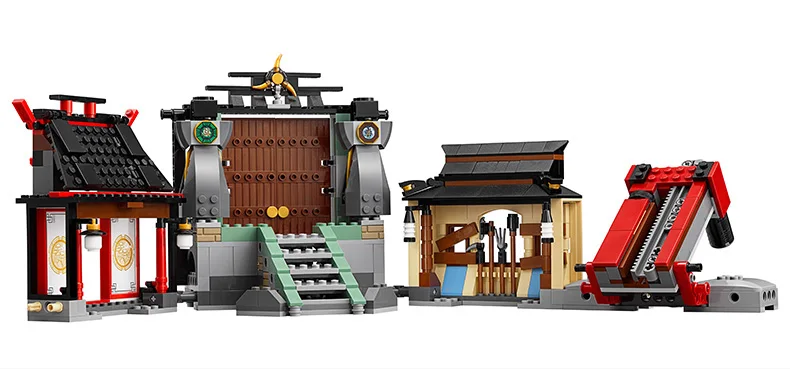

Compatible Legoe Ninjagoes 70590 Lepin 06033 blocks Ninjago Figure Airjitzu Battle Grounds toys for children building blocks