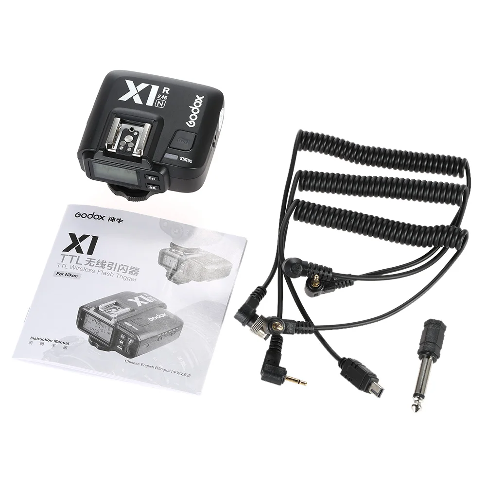 Godox X1R-N 2,4G беспроводной приемник для X1N триггерного передатчика Nikon DLSR