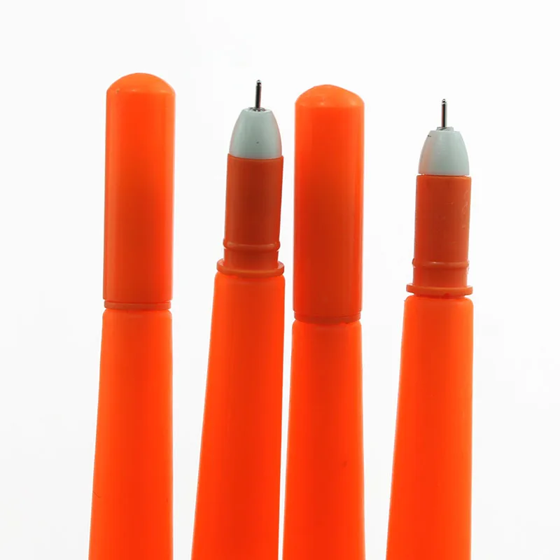 1 шт. корейские канцелярские принадлежности мультяшная Милая морковная ручка рекламная креативная гнутая школьная офисная гелевая ручка Рождественский подарок ручки поставка