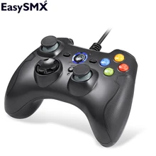 New Hot ESM-9100 Wired Game Controller Gamepad Joystick with TURBO TRIGGER Button Joypad for PC PS3 TV Box Android Smartphone