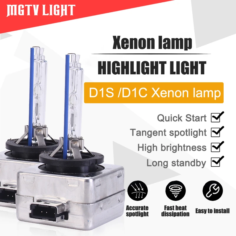 

MGTV LIGHT 2Pcs/Set Car Headlight 12V 35W D1S D1C Replacement HID Xenon Bulb 4300K 6000K 8000K 10000K Car Headlight Lamp