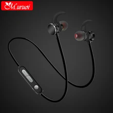 M uruoi Wireless Bluetooth 4 1 Earphone Magnetic Handsfree Earbuds Sport Stereo Headset With Mic Noise
