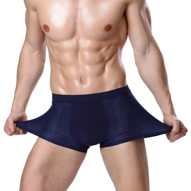 4pcs Lot Men s Panties Male Underpants Man Pack Shorts Boxers Underwear Slip Homme Calzoncillos Bamboo