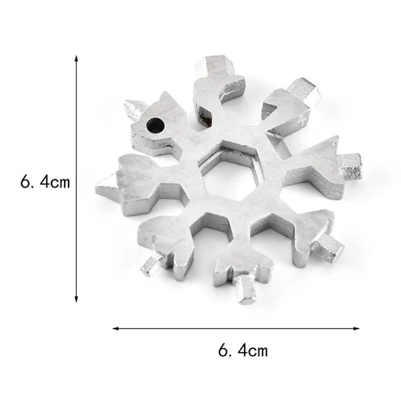 19-в-1 Снежинка из нержавеющей стали Мультитул открывалка бролока для бутылок для кемпинга на открытом воздухе открывалка botellas de cerveza UYT магазин