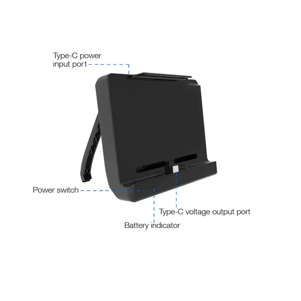 ДЛЯ NS switch консоли 1000 MAH power Bank Стенд Многофункциональный держатель стойки