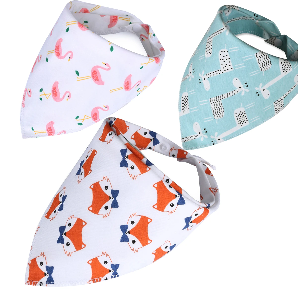 

Baby Bibs Waterproof Triangle Cotton Cartoon Child Baberos Bandana Bibs Babador Dribble Bibs Newborn Slabber Absorbent Cloth