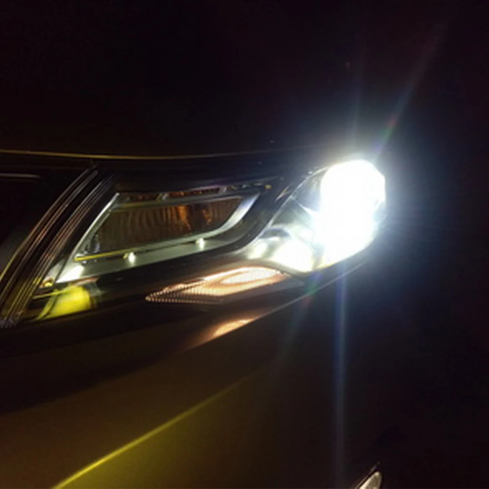 Авто лампы 6000 K лампа для фары авто 2 шт 12 V/24 V H4/9003/HB2 H7 H8/H9/H11 9005/HB3 9006/HB4 фары Водонепроницаемый