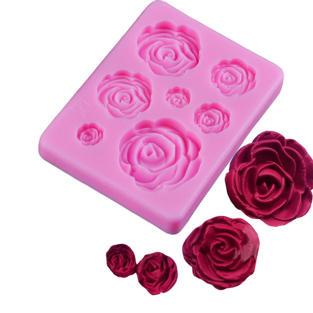 3D-Silicone-Mold-Rose-Flower-Sugarcraft-silicone-mold-fondant-mold-cake-decorating-tools-chocolate-gumpaste-mold