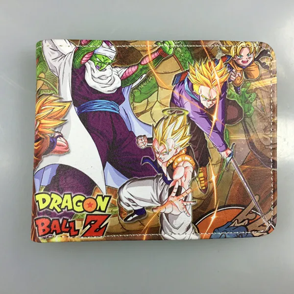 Горячая новинка аниме-кошелек мультфильм Dragon Ball кошельки carteira анимация держатель карты сумки подарок для мужчин дети кожаный короткий кошелек - Цвет: A