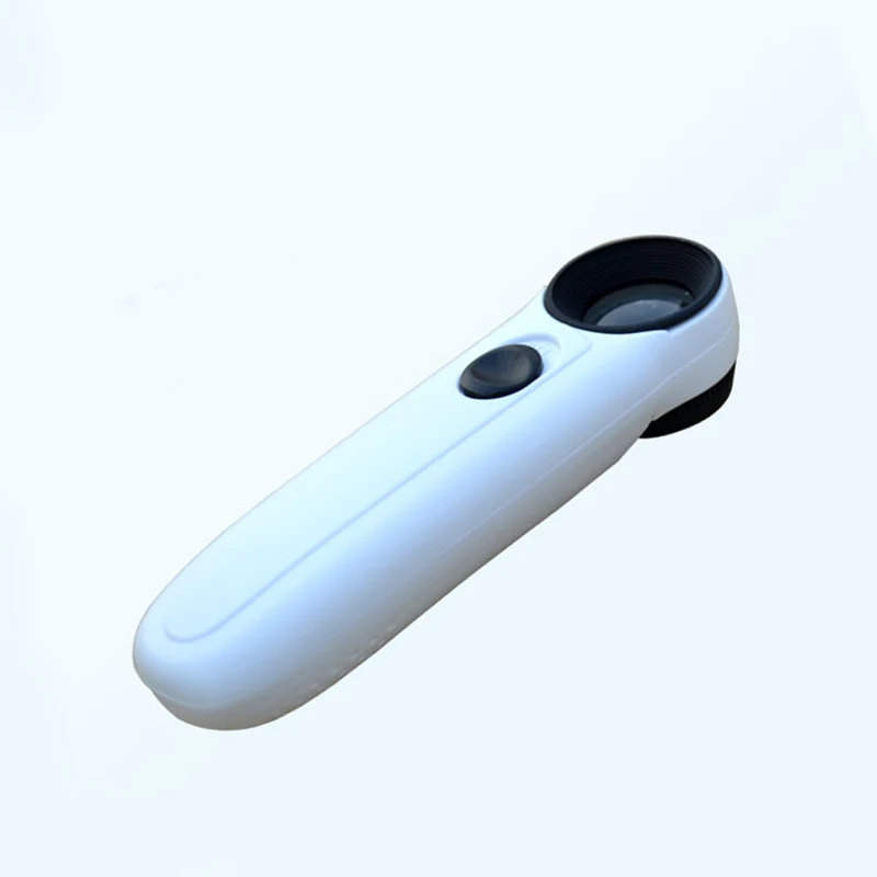 Buy 40X 21mm Mini Hand held Magnifiers with 2 LED