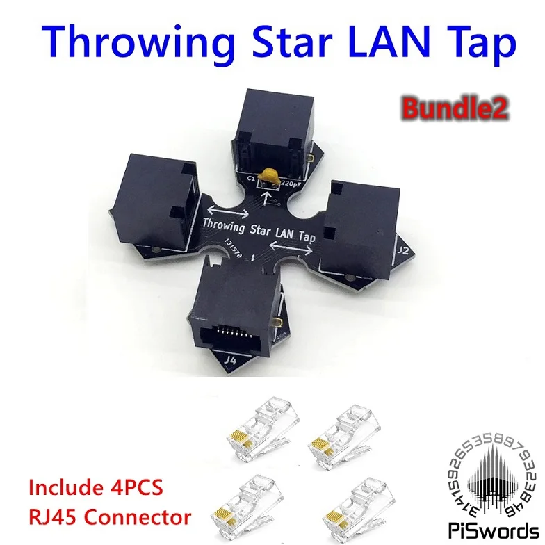 passive Ethernet tap throwing Star LAN Tap Network Packet Capture Mod  Replica Monitoring Ethernet Communication