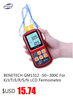 Цифровой лазерный термометр измеритель температуры ИК Бесконтактный инфракрасный термометр пистолет-50~ 950C+ перезаряжаемый аккумулятор подарок