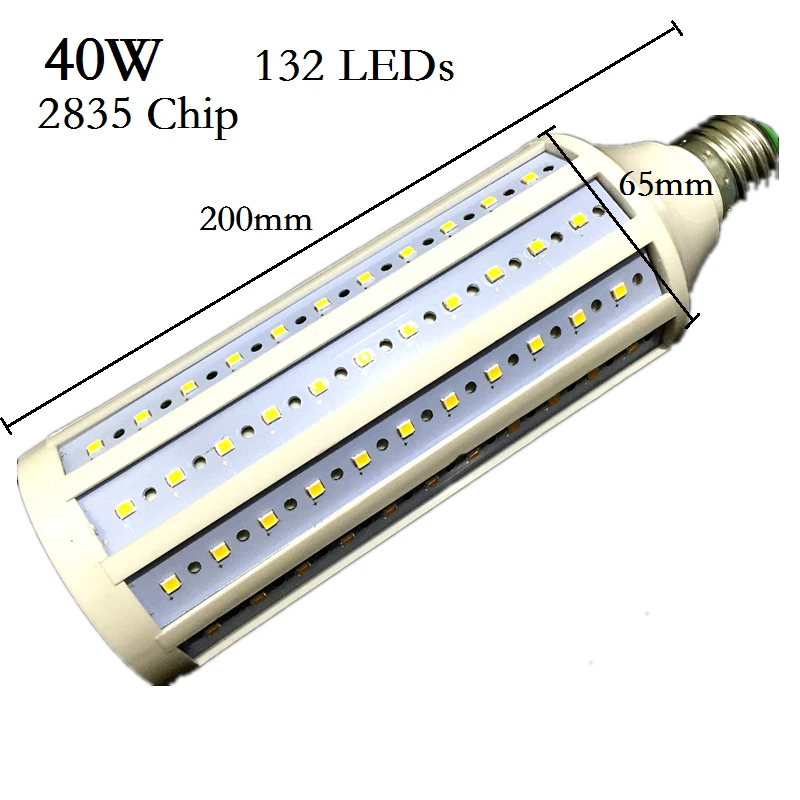Лампада, 40 Вт, 50 Вт, 60 Вт, 80 Вт, 100 Вт Светодиодный светильник 5730 2835SMD E27 E40 E26 B22 110V 220V кукурузы лампа подвесной светильник ing люстра потолочный светильник