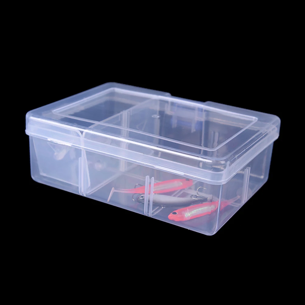 Fox rage storage clear storage box with angel compartment fishing tackle bait 