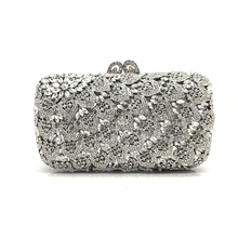 Модные Дизайнерские клатчи для женщин, вечерняя сумочка, бриллианты, элегантные хрустальные кошельки, Свадебная вечерняя сумка, расшитая кристаллами Сумочка-клатч
