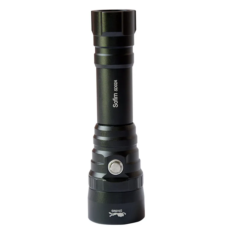 Sofirn SD02A мощный светодиодный светильник для подводного плавания 18650 Cree XPL 1050LM светодиодный фонарь светильник 3 режима тактический фонарь