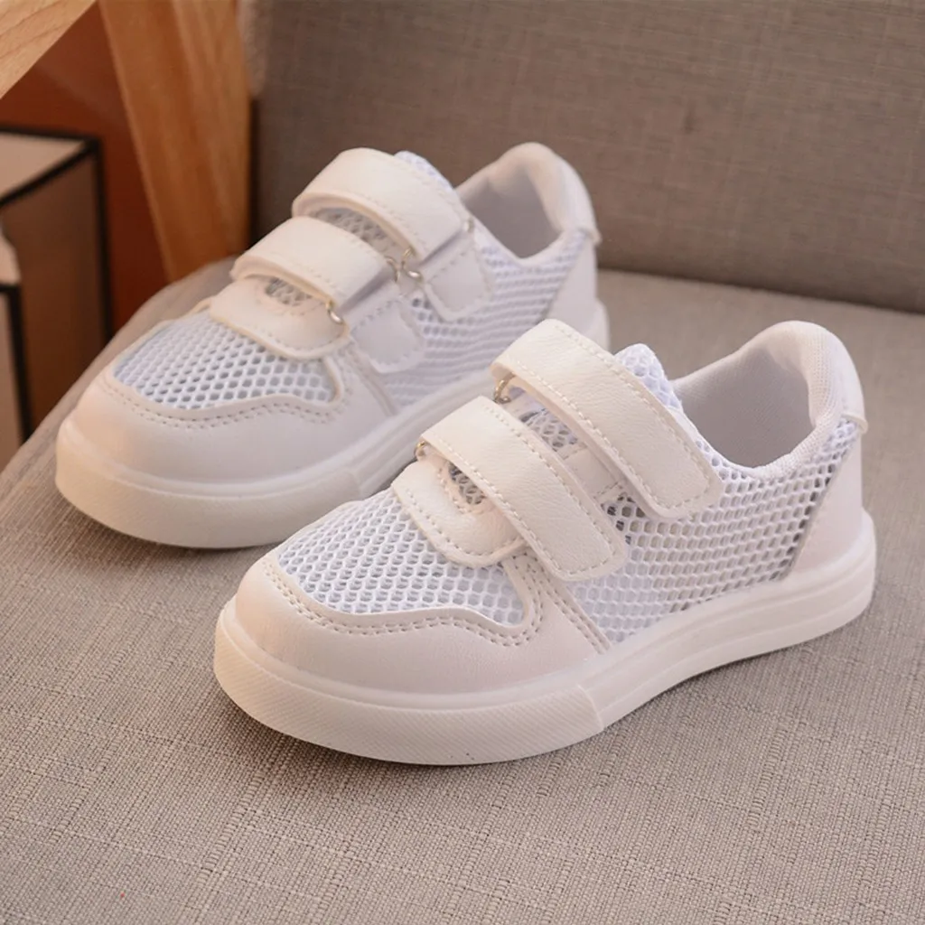 

2019 Spring Kids Shoes Fashion Mesh Casual Children Sneakers For Boy Girl Toddler Baby Breathable Sport Shoes #XTN