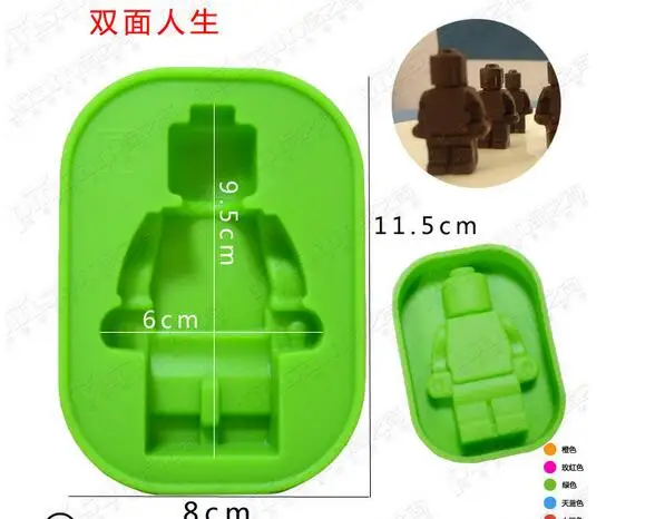 YONGHAO инструменты для тортов мини фигурка Lego робот лоток с формой кубиков льда
