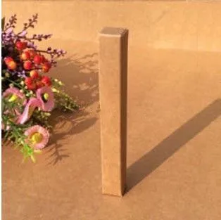 

100pcs/lot 1.7*1.7*12cm Mini Size Kraft Paper Box For Lipstick Perfume Essential Oil Bottle Storage Craft Gift Box valve tubes