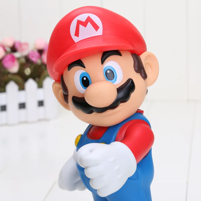 23cm Super Mario bros Figure Yoshi Peach Princess toad PVC Action Figure Toy Mario Luigi figure toy Doll