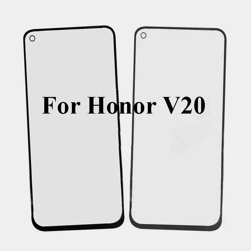 2PCS For Huawei Honor V20 Front Outer Glass Lens Repair Touch Screen without Flex cable V 20 honorv20 | Мобильные телефоны и