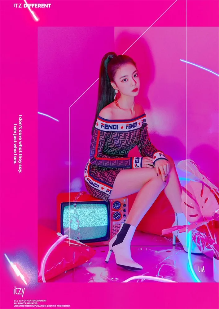 Постеры ITZY в стиле K POP корейские певицы бумага с белым покрытием печать четкое