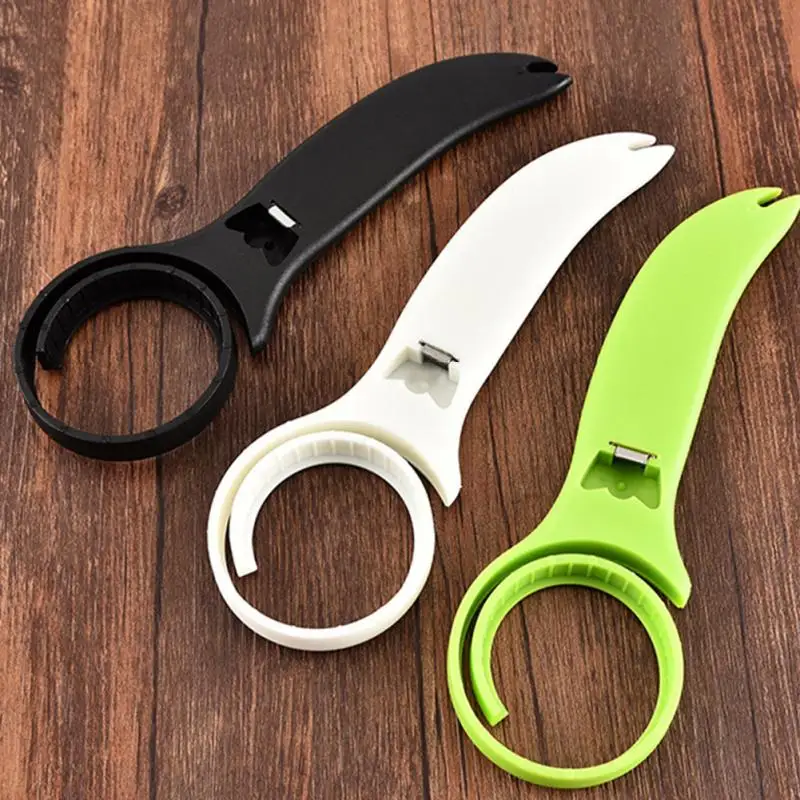 

3 Colors Adjustable Triple Opener 3 in 1 Bottle Wrench Kitchen Bar Tool Beer Beverage Opener Multifunctional Opener