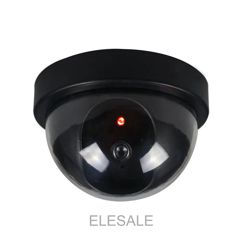 Dummy Camera CCTV Security Surveillance Dome Cam Fake IR LED Light Outdoor UK 