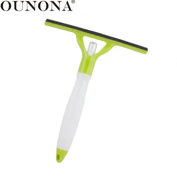 

OUNONA Window Cleaner Glass Dust Wiper Wash Scraper Squeegee Cleaner Brush Home Cleaning Tool Glass Cleaner Household