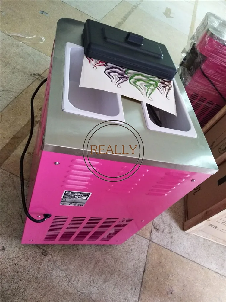 US $1.160.00 Commercial 3 flavor 22L soft serve ice cream machine portable yogurt gelato ice cream maker