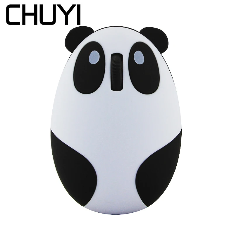 

CHUYI Mouse 2.4Ghz Wireless Cute Cartoon Panda Shaped Mouse 1600DPI USB Optical Computer Gaming Mice for PC Laptop Kids Gifts