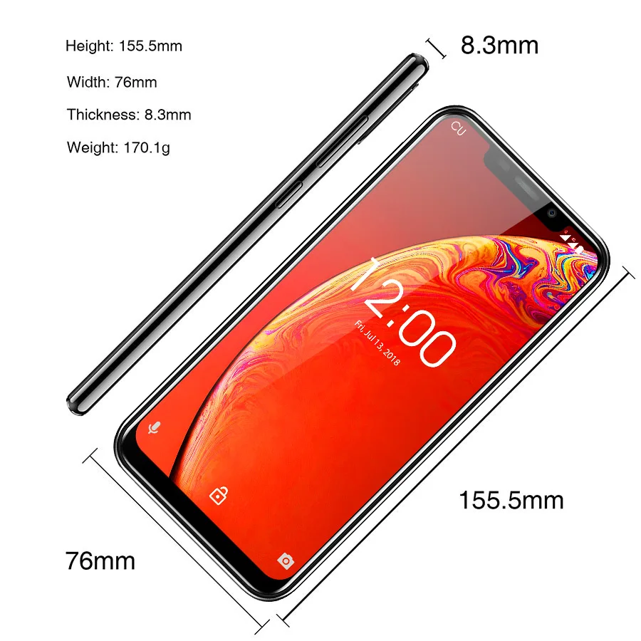 4G Смартфон OUKITEL C13 Pro 2 Гб 16 6 18 &quotэкран смартфон Android 9 0 MT6739 четырехъядерный