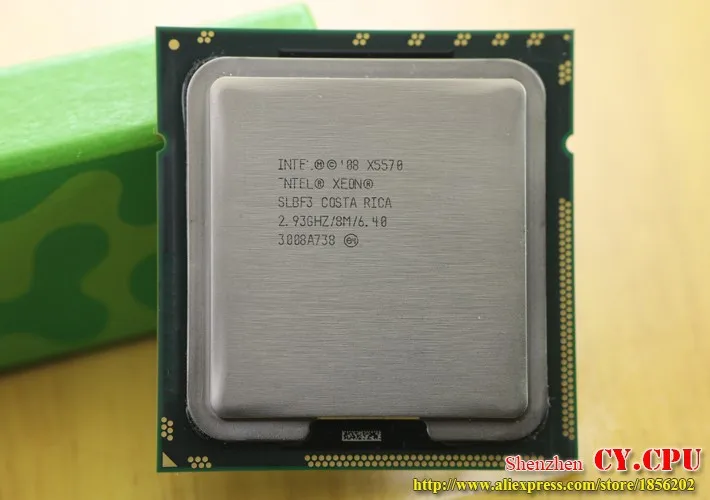 Процессор Intel Xeon X5570 cpu/2,93 ГГц/LGA1366/8 Мб кэш L3/четырехъядерный/серверный cpu Рабочая разбитая штука