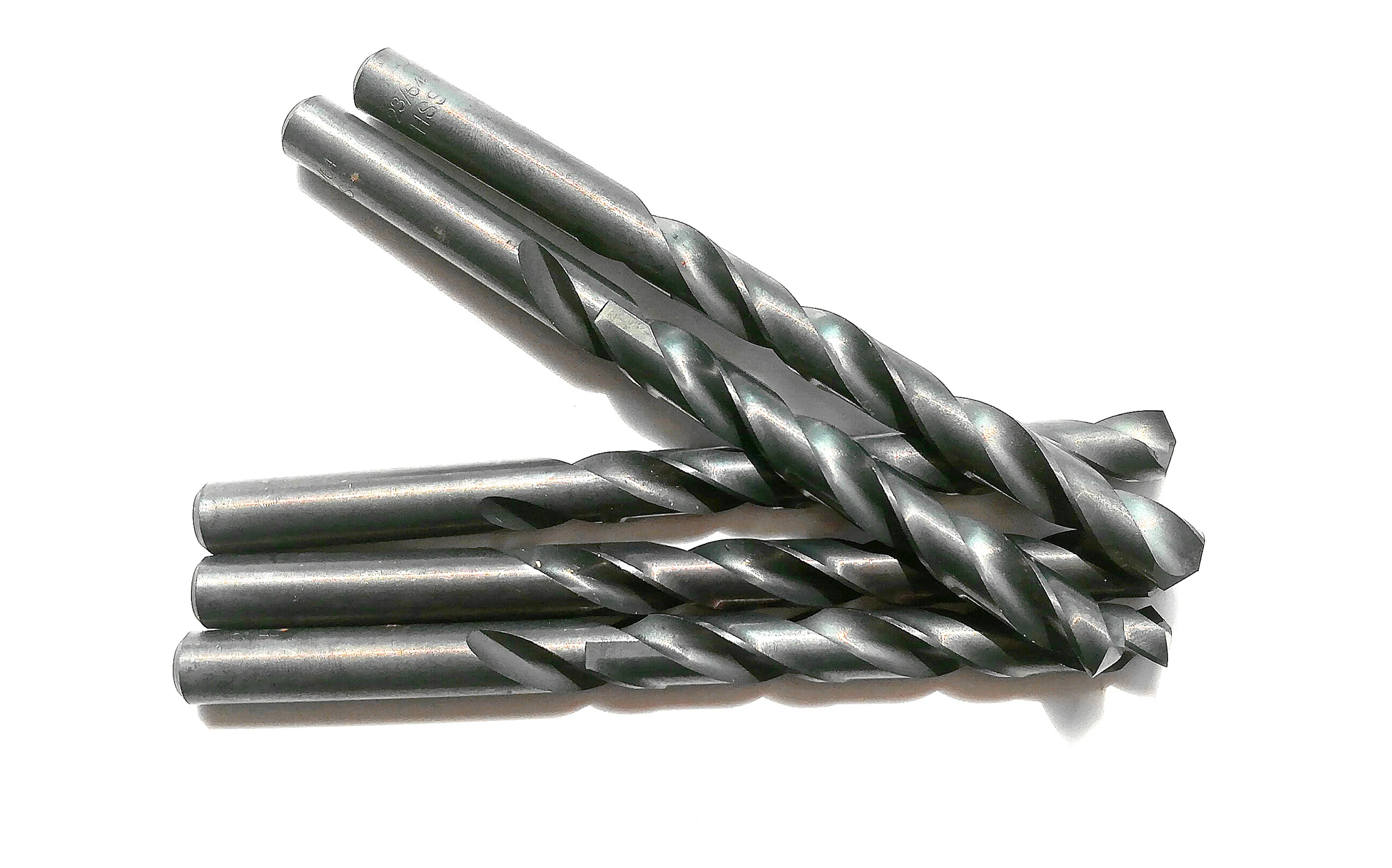 Buy DRILLFORCE, 5Pcs 13/32" HSS Black Oxide Jobber Length Twist Drill Bit for